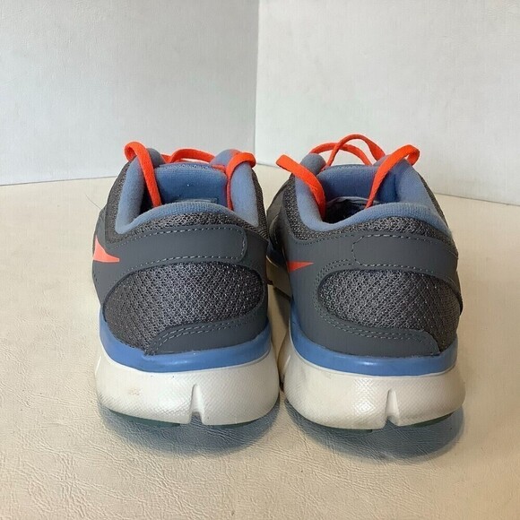 Women's Nike Flex Experience RN Running Shoes Size 8.5 Gray/Blue/Orange - Picture 6 of 9